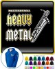 Saxophone Sax Baritone Master Heavy Metal - ZIP HOODY  