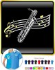 Saxophone Sax Baritone Curved Stave - POLO SHIRT  