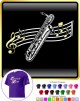 Saxophone Sax Baritone Curved Stave - T SHIRT