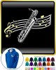Saxophone Sax Baritone Curved Stave - ZIP HOODY  