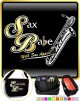 Saxophone Sax Baritone Sax Babe With Sax Appeal - TRIO SHEET MUSIC & ACCESSORIES BAG  