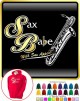 Saxophone Sax Baritone Sax Babe With Sax Appeal - HOODY  