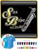 Saxophone Sax Baritone Sax Babe With Sax Appeal - POLO SHIRT  