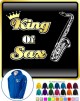 Saxophone Sax Tenor King Of Sax - ZIP HOODY 