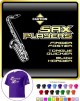 Saxophone Sax Tenor Blow Harder - T SHIRT