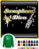 Saxophone Sax Tenor Diva Fairee - SWEATSHIRT 