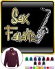 Saxophone Sax Tenor Fanatic - ZIP SWEATSHIRT 