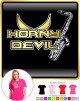Saxophone Sax Tenor Horny Devil - LADYFIT T SHIRT 