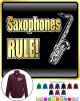 Saxophone Sax Tenor Rule - ZIP SWEATSHIRT 