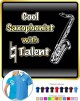Saxophone Sax Tenor Cool Natural Talent - POLO SHIRT 