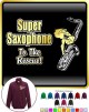Saxophone Sax Tenor Super Rescue - ZIP SWEATSHIRT 