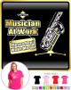 Saxophone Sax Tenor Dont Wake Me - LADYFIT T SHIRT 