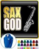 Saxophone Sax Tenor Sax God - ZIP HOODY 