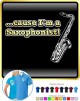 Saxophone Sax Tenor Cause - POLO SHIRT 