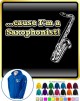 Saxophone Sax Tenor Cause - ZIP HOODY 