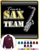 Saxophone Sax Tenor Team - ZIP SWEATSHIRT 