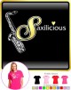 Saxophone Sax Tenor Saxilicious - LADYFIT T SHIRT 