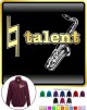 Saxophone Sax Tenor Natural Talent - ZIP SWEATSHIRT 