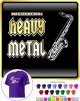 Saxophone Sax Tenor Master Heavy Metal - T SHIRT