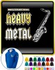 Saxophone Sax Tenor Master Heavy Metal - ZIP HOODY 
