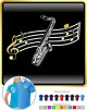 Saxophone Sax Tenor Curved Stave - POLO SHIRT 