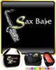 Saxophone Sax Tenor Sax Babe - TRIO SHEET MUSIC & ACCESSORIES BAG 
