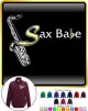 Saxophone Sax Tenor Sax Babe - ZIP SWEATSHIRT 