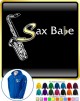 Saxophone Sax Tenor Sax Babe - ZIP HOODY 