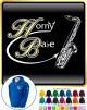 Saxophone Sax Tenor Horny Babe - ZIP HOODY 