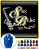 Saxophone Sax Tenor Sax Babe Appeal - ZIP HOODY 
