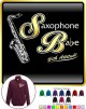 Saxophone Sax Tenor Saxophone Babe Attitude - ZIP SWEATSHIRT 