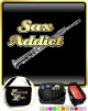 Saxophone Sax Soprano Sax Addict - TRIO SHEET MUSIC & ACCESSORIES BAG 