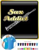 Saxophone Sax Soprano Sax Addict - POLO SHIRT 