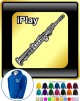 Saxophone Sax Soprano I Play - ZIP HOODY 