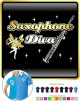 Saxophone Sax Soprano Diva Fairee - POLO SHIRT 