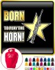 Saxophone Sax Soprano Born To Play - HOODY 