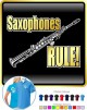 Saxophone Sax Soprano Rule - POLO SHIRT 