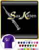 Saxophone Sax Soprano Sax Kitten 1 - T SHIRT