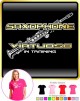 Saxophone Sax Soprano Virtuoso - LADYFIT T SHIRT 