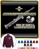Saxophone Sax Soprano Well Lubricated - ZIP SWEATSHIRT 