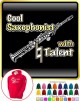 Saxophone Sax Soprano Cool Natural Talent - HOODY 