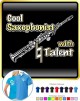 Saxophone Sax Soprano Cool Natural Talent - POLO SHIRT 