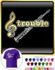 Saxophone Sax Soprano Treble Trouble - T SHIRT