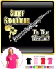 Saxophone Sax Soprano Super Rescue - LADYFIT T SHIRT 