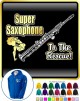 Saxophone Sax Soprano Super Rescue - ZIP HOODY 