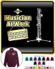 Saxophone Sax Soprano Dont Wake Me - ZIP SWEATSHIRT 