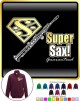 Saxophone Sax Soprano Super - ZIP SWEATSHIRT 