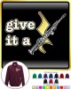 Saxophone Sax Soprano Give It A Rest - ZIP SWEATSHIRT 