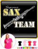 Saxophone Sax Soprano Team - LADYFIT T SHIRT 