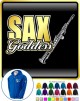 Saxophone Sax Soprano Goddess - ZIP HOODY 
